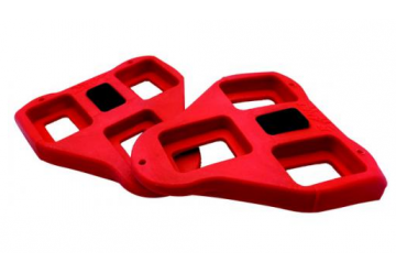 PAIRE DE CALES CHAUSSURES TYPE LOOK DELTA ROUGE