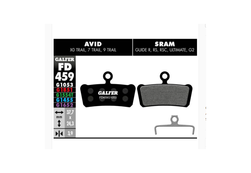 PLAQUETTES DE FREINS AVID XO TRAIL 7 TRAIL 9  TRAIL