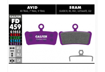 PLAQUETTES DE FREIN AVID XO TRAIL 7 TRAIL 9 TRAIL