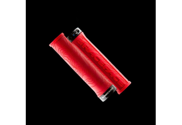 PAIRE DE POIGNEES ROUGE GRIPS RACEFACE