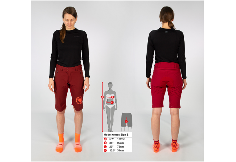 ENDURA SHORT MT500 II SPRAY FEMME