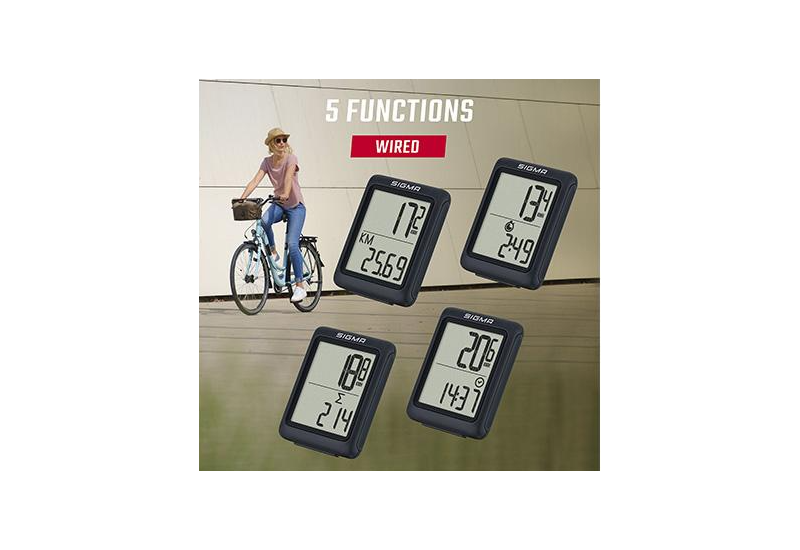 COMPTEUR SIGMA BC.5.0  5 FONCTIONS