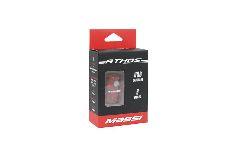ECLAIRAGE ARRIERE USB MASSI ATHOS 15 LUMENS