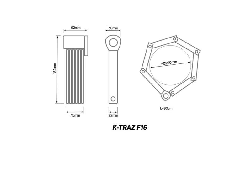 ANTIVOL ARTICULE ZEFAL K-TRAZ