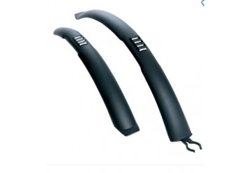 GARDE BOUE VTT 24 / 26" POLISPORT EVEREST V-BRAKE CLIPS NOIR (PR)