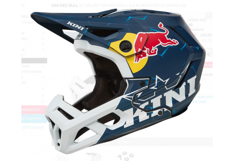 CASQUE  Kini Red Bull 1.0 blue/white EC