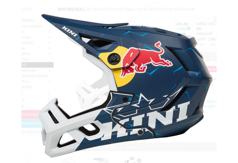 CASQUE  Kini Red Bull 1.0 blue/white EC
