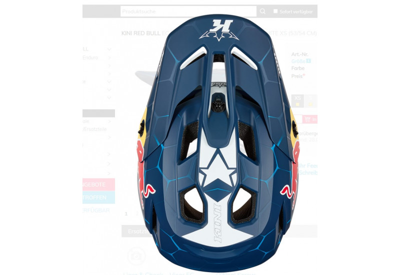 CASQUE  Kini Red Bull 1.0 blue/white EC