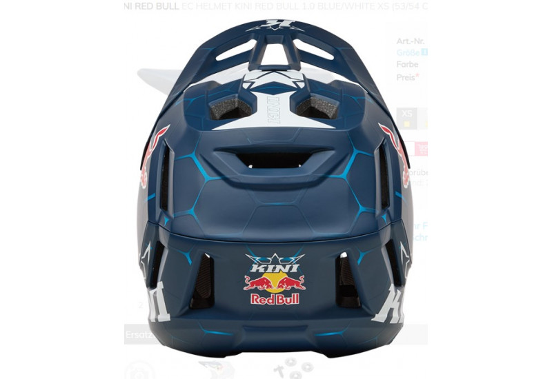 CASQUE  Kini Red Bull 1.0 blue/white EC