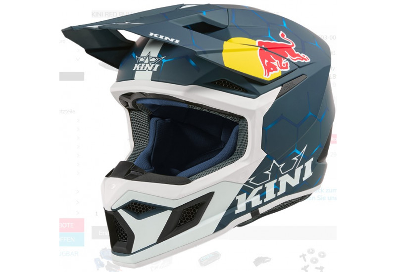 CASQUE Kini Red Bull MX3 Helmet Kini Red Bull 1.0 blue/white