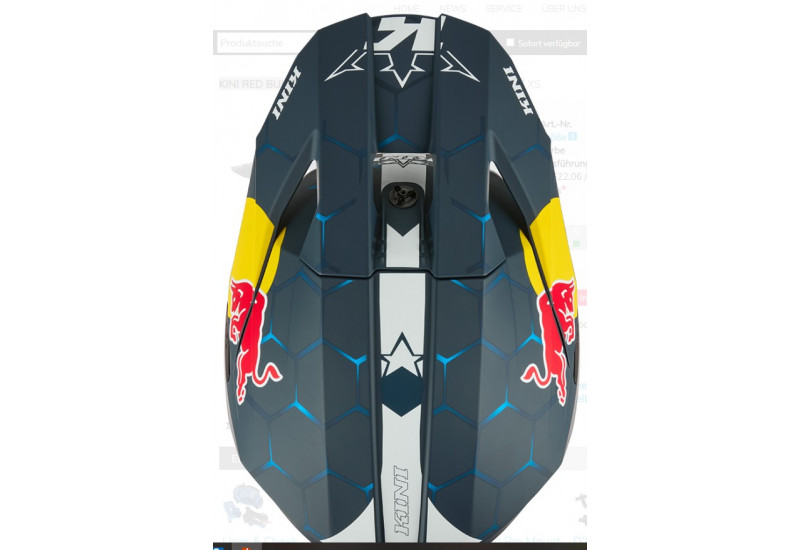 CASQUE Kini Red Bull MX3 Helmet Kini Red Bull 1.0 blue/white