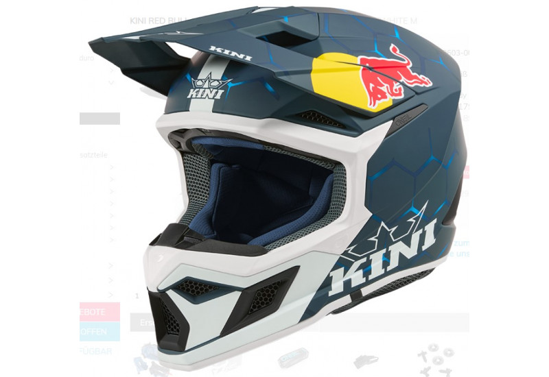 CASQUE ENFANT MOTO CROSS Kini Red Bull MX3 Youth Helmet Kini Red Bull 1.0 blue/white