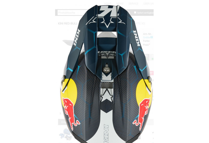 CASQUE CROSS Kini Red Bull MXC2 Helmet Kini Red Bull 2.0 blue/white