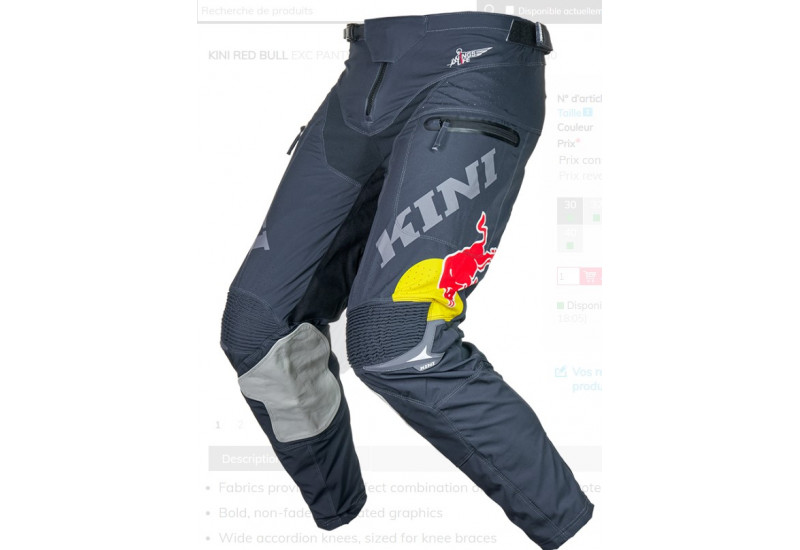 PANTALON Kini Red Bull EXC Pants Kini Red Bull 1.0 blue/white