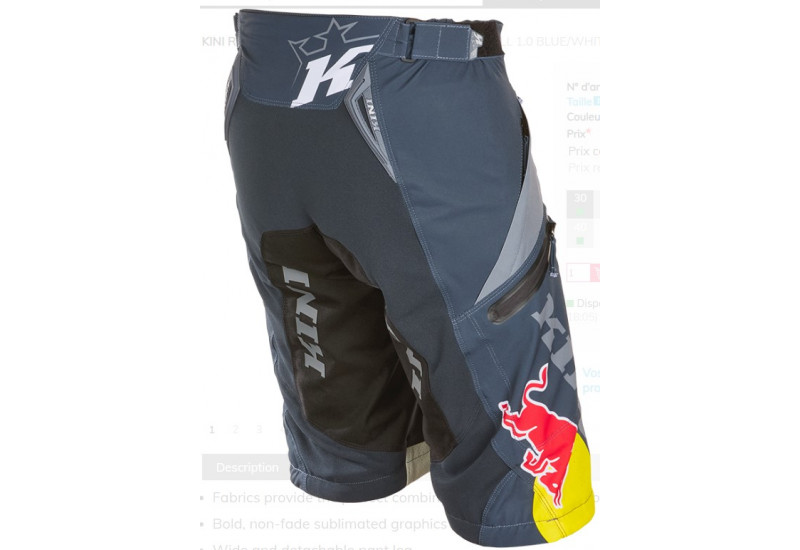 PANTALON Kini Red Bull EXC Over Boot Pants Kini Red Bull 1.0 blue/white