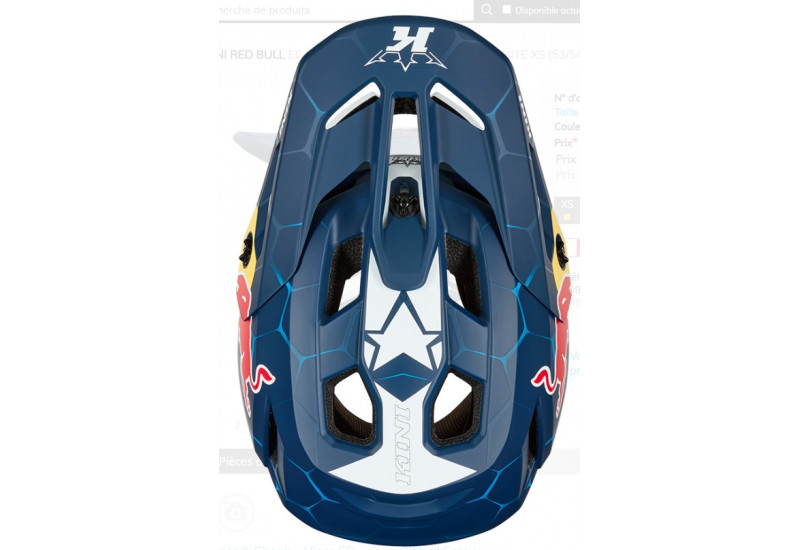 CASQUE Kini Red Bull EC Helmet Kini Red Bull 1.0 blue/white