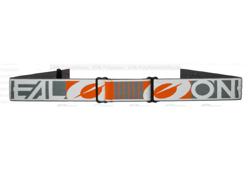 LUNETTE/MASQUE O'Neal B-10 Goggle DUPLEX white/gray/orange - radium red