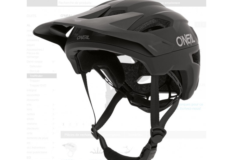 CASQUE O'Neal TRAILFINDER Helmet SOLID black S/M (54/58)