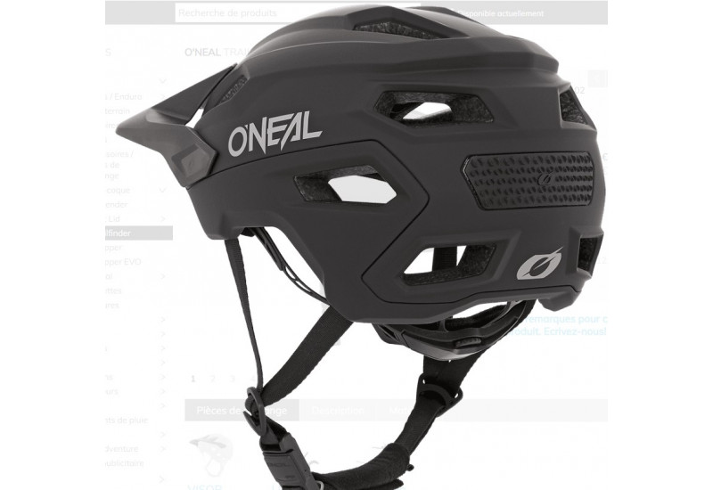CASQUE O'Neal TRAILFINDER Helmet SOLID black S/M (54/58)