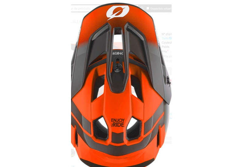 CASQUE O NEAL SL1 Helmet STRIKE black/red