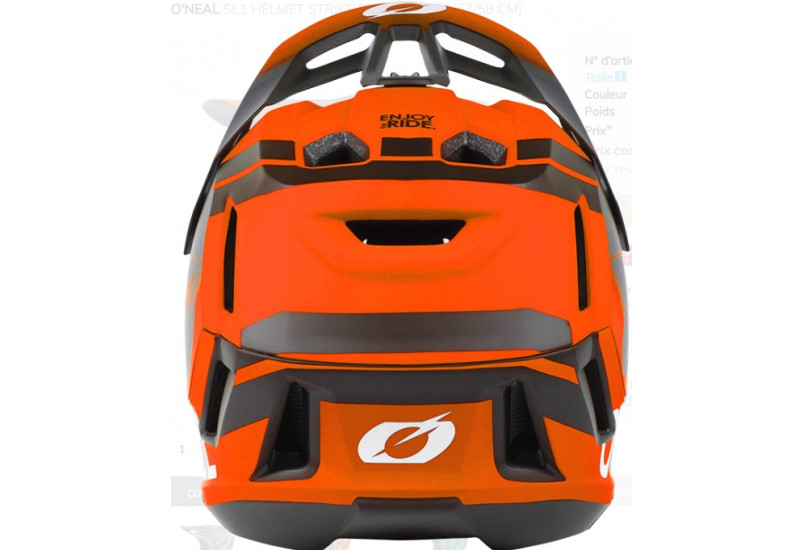 CASQUE O NEAL SL1 Helmet STRIKE black/red