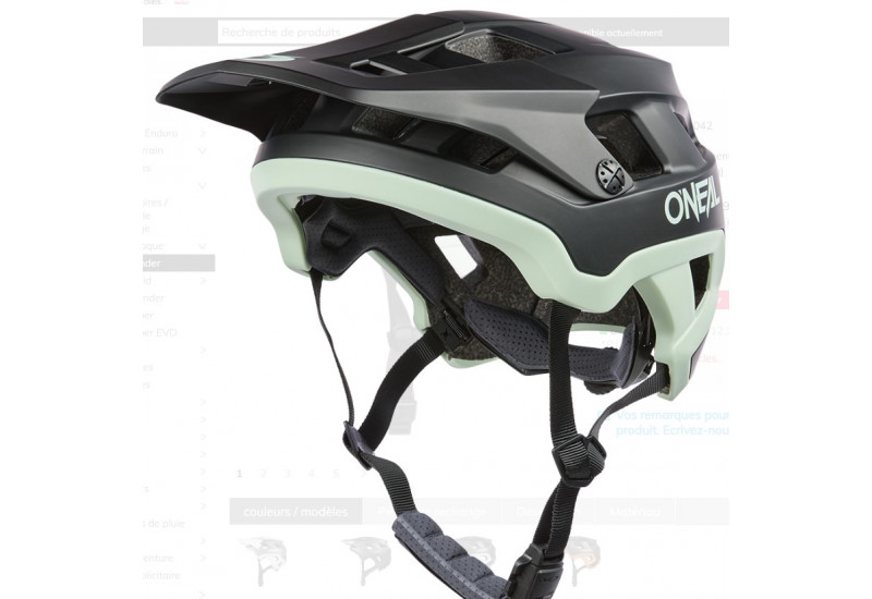 CASQUE O'Neal DEFENDER Helmet SOLID black/mint