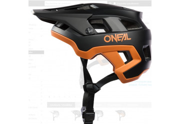 CASQUE O'Neal DEFENDER Helmet SOLID black/orange