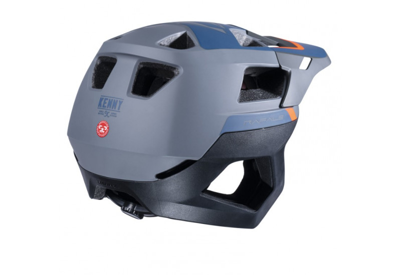 CASQUE KENNY RAFALE GREY/ORANGE