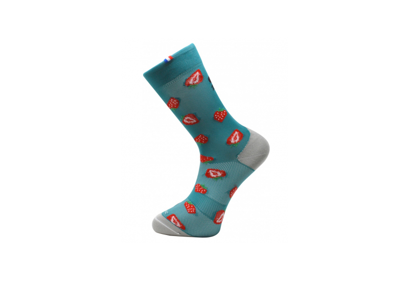 RAFALSOCKS CHAUSSETTES HAUTES FUNNY FOOD FRAISES