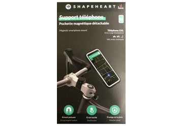 SHAPEHEART SUPPORT MAGNETIQUE TELEPHONE POUR VELO,MOTO
