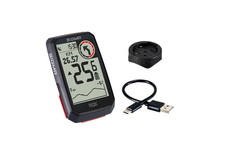 COMPTEUR DE VELO SIGMA ROX 4.0 HR SET  GPS NOIR