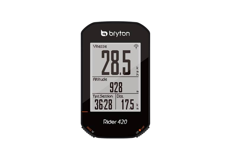COMPTEUR GPS VELO BRYTON R420 H
