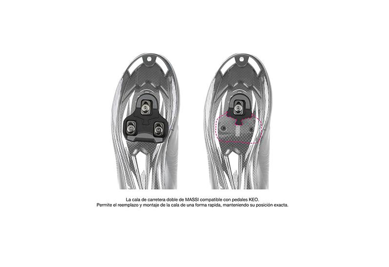 MASSI PAIRE DE PEDALES M5T SLS ROUTE NOIR