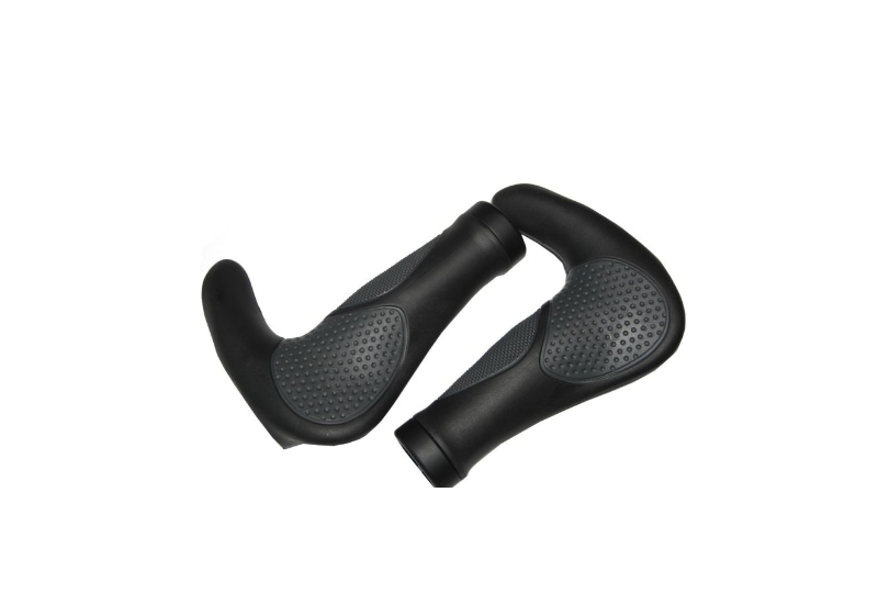 JEU DE POIGNÉES ERGOTEC OSLO VTT KRATON/GEL 147 mm DIAMÈTRE 22 mm NOIRES/GRISES