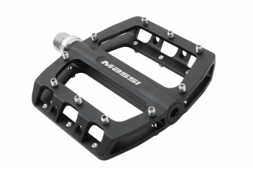 MASSI PAIRE DE PEDALES M462 ALLOY NOIR + CRAMPONS