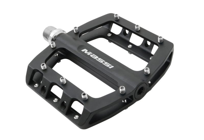 MASSI PAIRE DE PEDALES M462 ALLOY NOIR + CRAMPONS