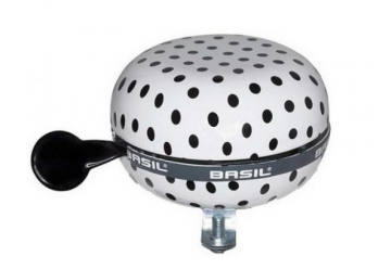 SONNETTE BASIL POLKADOT BLANC POIS NOIRS