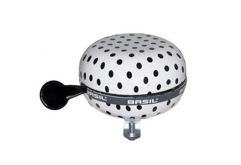 SONNETTE BASIL POLKADOT BLANC POIS NOIRS