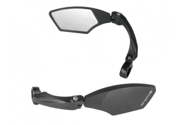 RÉTROVISEUR GAUCHE M-WAVE SPY SPACE AVEC COLLIER 22.2mm ALUMINIUM