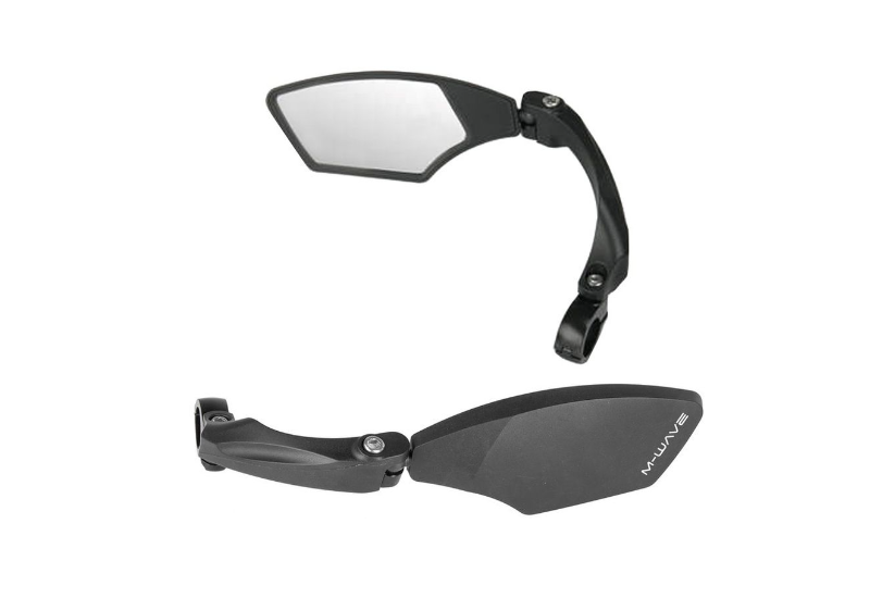 RÉTROVISEUR GAUCHE M-WAVE SPY SPACE AVEC COLLIER 22.2mm ALUMINIUM