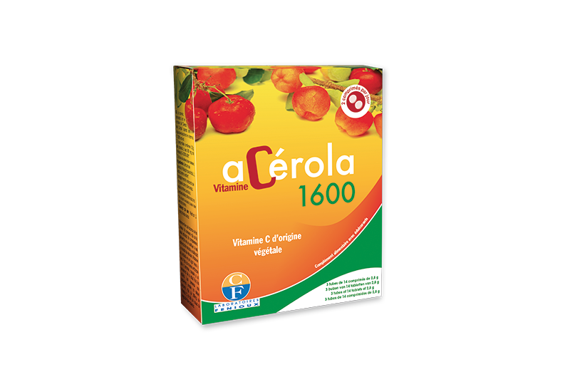 FENIOUX ACEROLA 1600 3 TUBES DE 14 COMPRIMES