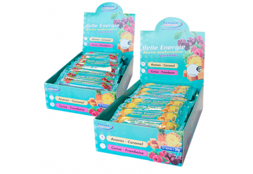 FENIOUX BARRES BELLE ENERGIE ANANAS CARAMEL BOITE DE 32 BARRES