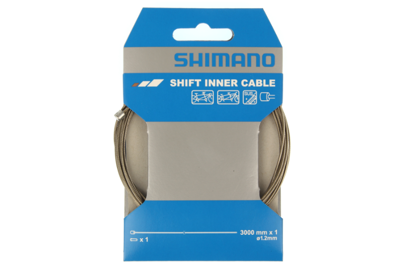 CABLE DE DERAILLEUR SHIMANO INOX TANDEM 3 METRES