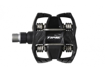 PEDALES VTT TIME ATAC MX 4 NOIR AVEC CALES ATAC EASY 10°