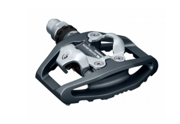 PEDALES SHIMANO SPD PD-EH 500 1 FACE SANS REFLECTEURS NOIRS